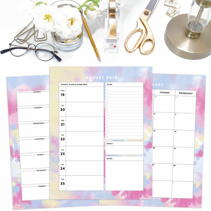 Limited Edition August 2019 Planners