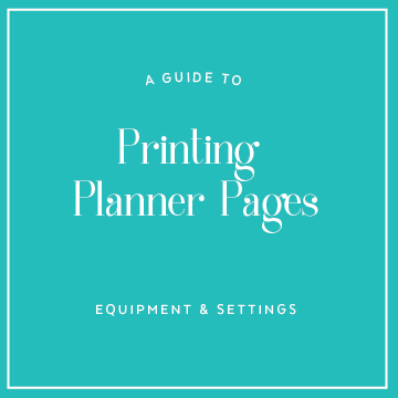 How Do I Print The Printable Planner?