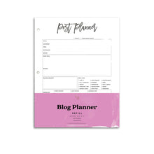 Load image into Gallery viewer, Blog Planner Inserts | City