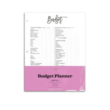 Load image into Gallery viewer, Budget Planner Inserts | City