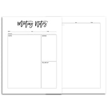 Load image into Gallery viewer, Meeting Planner Page, Simplified | City