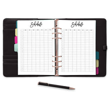 Load image into Gallery viewer, Schedule Planner Pages-Confetti Saturday