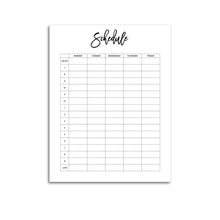 Load image into Gallery viewer, Schedule Planner, Work Week | City