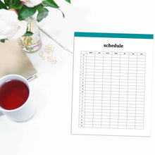 Load image into Gallery viewer, Schedule Planner 24/7 | Classic-Rings and Disc Planner-Confetti Saturday