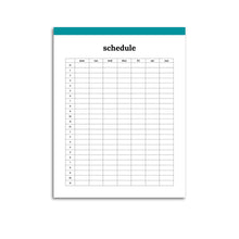 Load image into Gallery viewer, Schedule Planner 24/7 | Classic-Rings and Disc Planner-Confetti Saturday