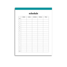 Load image into Gallery viewer, Schedule Planner, Work Week | Classic-Rings and Disc Planner-Confetti Saturday