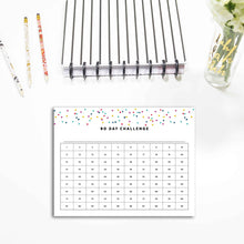 Load image into Gallery viewer, 90 Day Challenge Planner | Signature Confetti
