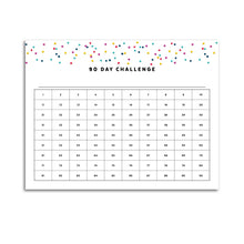 Load image into Gallery viewer, 90 Day Challenge Planner | Signature Confetti
