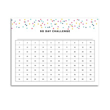 Load image into Gallery viewer, 90 Day Challenge Planner | Signature Confetti