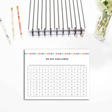 Load image into Gallery viewer, 90 Day Challenge Planner | Signature Stripe