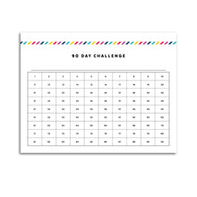 Load image into Gallery viewer, 90 Day Challenge Planner | Signature Stripe