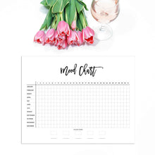 Load image into Gallery viewer, Yearly Mood Chart Planner Page | City