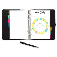 Load image into Gallery viewer, Monthly Mood Tracker Planner Pages-Confetti Saturday