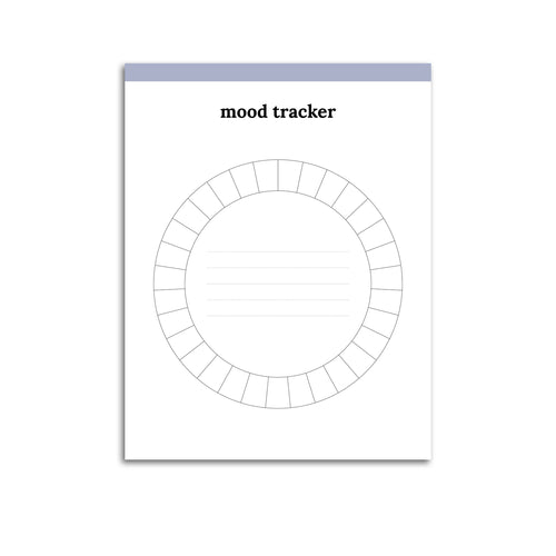 Monthly Mood Tracker Planner Page | Classic-Rings and Disc Planner-Confetti Saturday
