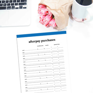 Afterpay Tracker | Classic-Rings and Disc Planner-Confetti Saturday