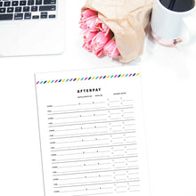 Load image into Gallery viewer, Afterpay Tracker | Signature Stripe
