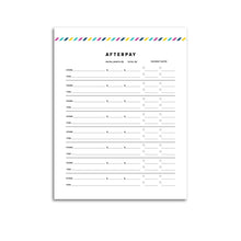 Load image into Gallery viewer, Afterpay Tracker | Signature Stripe