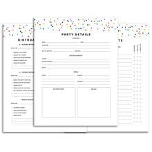 Load image into Gallery viewer, Birthday Party Planner | Signature Confetti