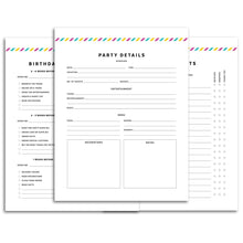 Load image into Gallery viewer, Birthday Party Planner | Signature Stripe