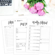 Load image into Gallery viewer, Blog Planner Inserts | City