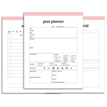 Load image into Gallery viewer, Blog Planner | Classic-Rings and Disc Planner-Confetti Saturday