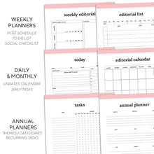 Load image into Gallery viewer, Blog Planner | Classic-Rings and Disc Planner-Confetti Saturday