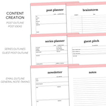 Load image into Gallery viewer, Blog Planner | Classic-Rings and Disc Planner-Confetti Saturday