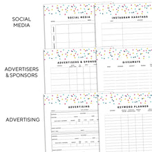 Load image into Gallery viewer, Blog Planner | Signature Confetti