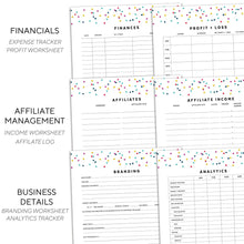 Load image into Gallery viewer, Blog Planner | Signature Confetti