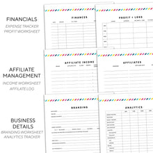 Load image into Gallery viewer, Blog Planner | Signature Stripe