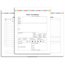 Load image into Gallery viewer, Blog Planner | Signature Stripe