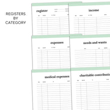 Load image into Gallery viewer, Budget Planner | Classic-Rings and Disc Planner-Confetti Saturday
