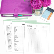 Load image into Gallery viewer, Budget Planner | Classic-Rings and Disc Planner-Confetti Saturday