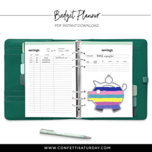 Load image into Gallery viewer, Budget Planner Printable-Confetti Saturday