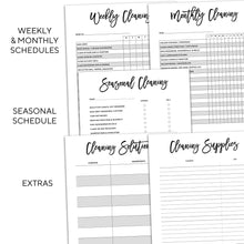 Load image into Gallery viewer, cleaning planner inserts
