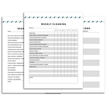 Load image into Gallery viewer, cleaning planner printable