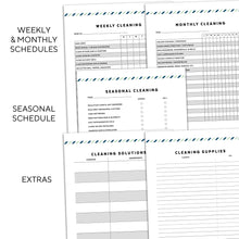 Load image into Gallery viewer, cleaning planner printable