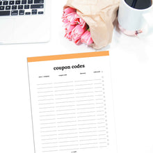 Load image into Gallery viewer, Coupon Code Tracker | Classic-Rings and Disc Planner-Confetti Saturday