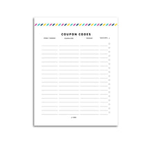 Load image into Gallery viewer, Coupon Code Tracker | Signature Stripe