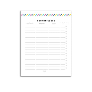 Coupon Code Tracker | Signature Stripe