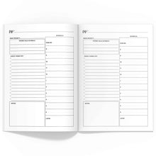 Load image into Gallery viewer, Daily Planner TN, Undated-Travelers Notebook-Confetti Saturday
