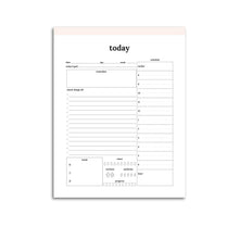 Load image into Gallery viewer, Daily Planner Detail | Classic-Rings and Disc Planner-Confetti Saturday