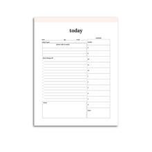 Load image into Gallery viewer, Daily Planner Summary | Classic-Rings and Disc Planner-Confetti Saturday