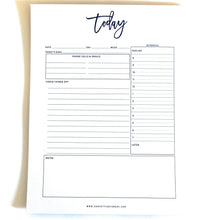 Load image into Gallery viewer, Daily Planner Notepad