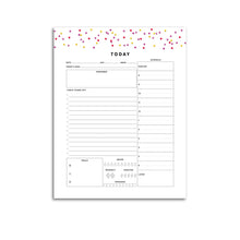 Load image into Gallery viewer, Daily Planner Detail | Signature Confetti
