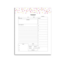 Load image into Gallery viewer, Daily Planner Detail | Signature Confetti
