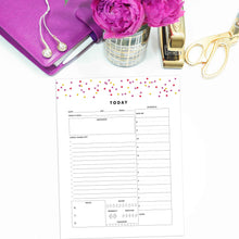 Load image into Gallery viewer, printable daily planner