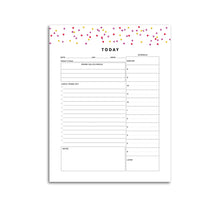 Load image into Gallery viewer, Daily Planner Summary | Signature Confetti
