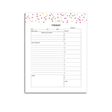 Load image into Gallery viewer, Daily Planner Summary | Signature Confetti