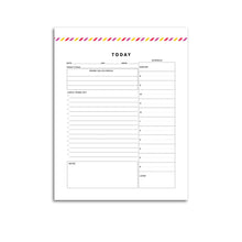 Load image into Gallery viewer, Daily Planner Summary | Signature Stripe